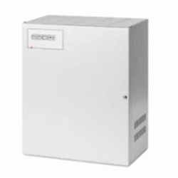Alimentatore in box 13.8 Vdc 5A con 1 uscita per ricarica batteria e 3 uscite indipendenti. Regolazione lineare con trasformatore toroidale