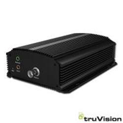 TruVision IP Encoder, 1 CH, H.265/H.264, Compact, 5MP (Max) HD-TVI, 960H, Audio, Alarm, RS-485, PoE (803.AF), 12VDC