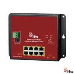 8-Port 10/100/1000Base-Tx IEEE802.3af/at Copper Ports + 2-Ports 100/1000 SFP Flat Wall Mount Managed Switch 
(-40~75?) - Power 52 to 56 VDC
