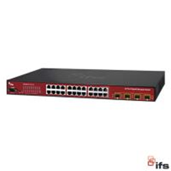 24 port Managed Switch with 4 SFP Ports