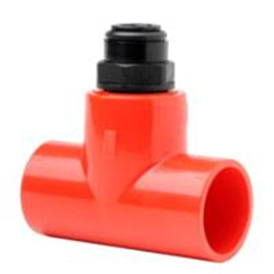 derivazione a t con riduzione per tubo capillare da 10 mm