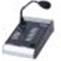 Postazione microfonica di zona con 9 tasti selezione configurabili + PPT, TCP-IP PoE