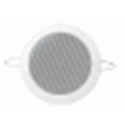 Diffusore acustico da soffitto a plafone 6W 100V, diametro 10 cm (104mm), colore bianco. CPR