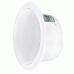 Diffusore acustico da soffitto a plafone 6W 100V, diametro 18 cm (175mm), custodia in ABS, colore bianco. CPR