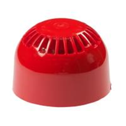 Avvisatore acustico di allarme multitono da interno per sistema wireless Fusion, colore rosso. Necessita di base rossa per sirena wireless. Protezione IP54. CPR