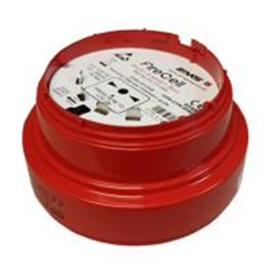 Base rossa per sirene e lampeggianti sistema wireless Fusion inclusa di batterie. CPR