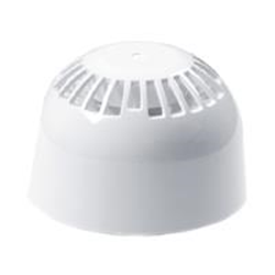Avvisatore acustico di allarme multitono da interno per sistema wireless Fusion, colore bianco. Necessita di base bianca per sirena wireless. Protezione IP54. CPR