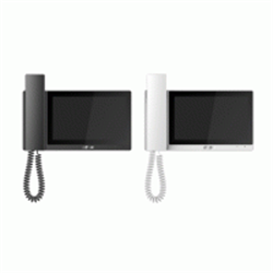 Monitor da interni a colori da 7  Wi-Fi, montaggio a parete o scrivania (con staffa VTM123), alimentazione 12 Vdc/PoE <5 W