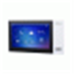 Monitor interno intercomunicante con altre postazioni interne compatibili, finiture bianche/nere, display LCD da 7”