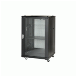 Cabinet rack 19” 18U in SPCC,  600x990x600 mm, capacità carico  300 kg