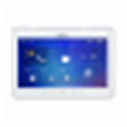 Monitor interno intercomunicante con altre postazioni interne compatibili, finiture bianche, display LCD da 10” WI-FI