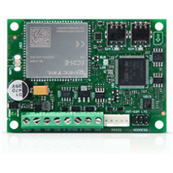 Modulo di comunicazione LTE su bus per centrali INTEGRA (antenna inclusa, senza contenitore) che consente alle centrali di allarme serie INTEGRA di comunicare via 2G, 3G or 4G.