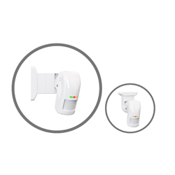 Supporto e distanziatore per montaggio a soffitto e parete per sensori da esterno: OPAL Plus, OPAL Pro, AOD-210 (colore bianco)