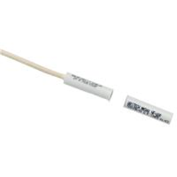 Contatto magnetico ad incasso per porte in legno, 1m di cavo.