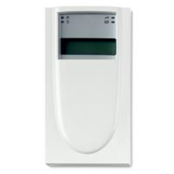 Tastiera con display 2 linee, design moderno ed ergonomico per centrali Advisor Advanced. Dotata di lettore di prossimità integrato.