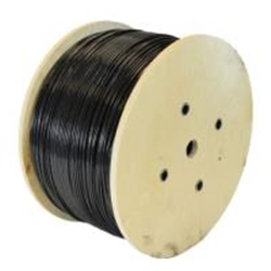 Rivelatore lineare di calore non resettabile (cavo termosensibile digitale), temperatura di intervento 105°C, omologato UL/ULc. Massima temperatura ambiente di installazione 69°C. Guaina esterna di protezione in Nylon, colore nera. Fornitura in matasse da