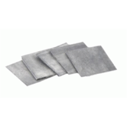Guarnizione di protezione in silicone per cavo termosensibile, resistente al fuoco. Dimensioni 25 x 25 x 1mm, confezione 100 pezzi.