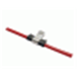 Clip di fissaggio a P completa di guarnizione in silicone per rivelatore lineare di calore, materiale clip alluminio, confezione 25 pezzi.
