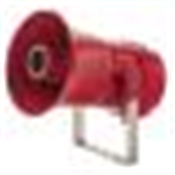 Sirena di allarme multitono ATEX Exd ad alta potenza sino a 117dBA@1mt, per interno/esterno, montaggio a parete. Grado di protezione IP67. Colore rossa. Certificata CPR EN54-3