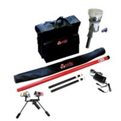 Kit per test sensori di fumo e termici, include 2 batterie, borsa e palo estendibile