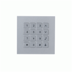 Modulo per VTO4202F-P in alluminio IP65 antivandalo IK07, 1 pulsanti