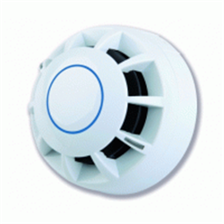 Rivelatore programmabile Multisensore ottico/termico Analogico a basso profilo in policarbonato UL94-V2 bianco serie CAST con isolatore di linea