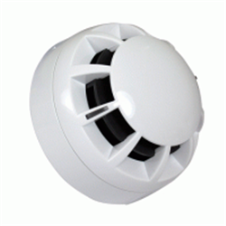 Sirena integrata da 96dB con isolatore per loop CAST in policarbonato bianco.