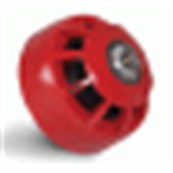 Lampeggiante ottico  C-3-8 o W-3-3,125, con isolatore per loop CAST in policarbonato rosso.