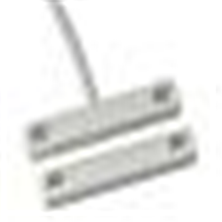 Contatto magnetico a giorno con cavo. GAP 15 mm. Resistenze da 4,7 Kohm integrate. IP 68. EN50131 Grado 2.