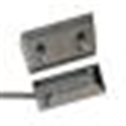 Contatto magnetico in alluminio a pavimento. GAP 75 mm. Cavo armato. IP68. Resistenze di fine linea da 4,7 Kohm incluse. EN50131 Grado 2