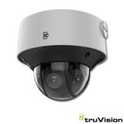 TruVision IP Outdoor Dome Camera, H.265, 2MP, 2.8-12mm Motorized lens, Super Low Light, WDR, true D/N, 30m IR,  Audio, Alarm, BNC, micro SD/SHDC slot, Intelligence, PoE+ (802.3-at) /12VDC, Heater, IP67, IK13
