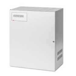 Alimentatore switching in box metallico verniciato a 13.8V DC regolabili a 5A per TVCC, domotica e illuminatori a LED con caricabatteria integrato