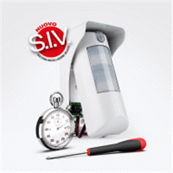 Rilevatore volumetrico per esterno tripla tecnologia, con anti-mascheramento e anti-avvicinamento, IP65.