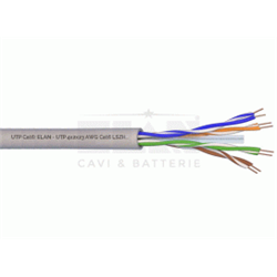 CAVO RETE DATI UTP CAT6 4X2X23AWG LSZH