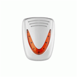 Sirena autoalimentata 13,8 Vcc con lampeggiante a LED e sistema antischiuma-antishock.