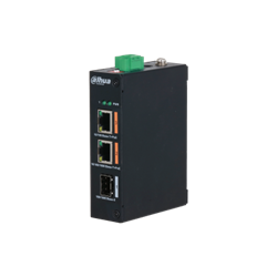 Switch unmanaged 3 porte 2 PoE 60W (2 PoE <60 W + 1 SFP uplink)