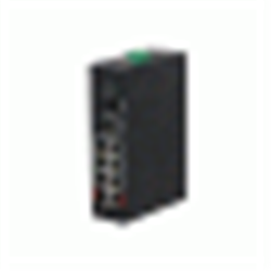 Switch hardened unmanaged con 10 porte (8 PoE  10/100 Mbps <96 W + 2 Gigabit uplink)