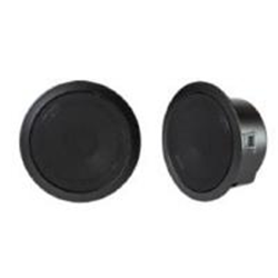 Diffusore acustico da soffitto a plafone 6W 100V, diametro 20 cm (199mm), colore nero. CPR