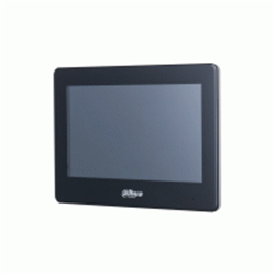 Monitor interno videocitofonico Wi-Fi nero, display LCD TFT da 7", risoluzione 1024x600, 1 porta LAN 100 Mbps, touch screen capacitivo