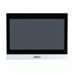 Monitor interno videocitofonico Wi-Fi con finiture argento, display LCD TFT da 10", risoluzione 1024x600, 1 porta LAN 100 Mbps, touch screen capacitivo