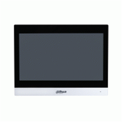 Monitor interno videocitofonico Wi-Fi/bifilare con finiture argento, display LCD TFT da 10”, risoluzione 1024x600,