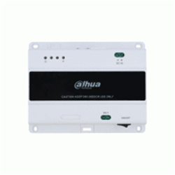 Switch bifilare, 2 porte bifilari, 1 porta RJ45, alimentazione 48 Vdc, montaggio con binari di guida, alimentatore incluso