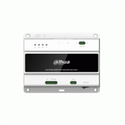 Switch bifilare con 10 livelli di connessione in cascata, 2 porte bifilari per cascata, 2 porte Ethernet RJ45 10/100 Mbps, 1 porta bifilare per device, alimentazione 48 Vdc, EDP-240-48 incluso