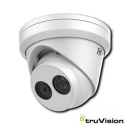 TruVision 2MP IP Fixed Lens Turret Camera, 30M IR, IP67, colore bianco