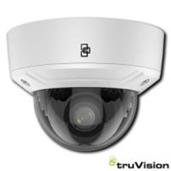 TruVision 2MP IP Varifocal Dome Camera, 30M IR, IP67, IK10, colore bianco