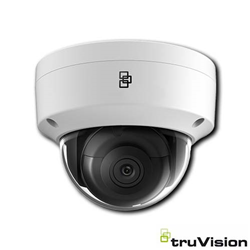 TruVision 4MP, IP Fixed Lens Dome Camera, 30M IR, IP67, IK10, colore bianco