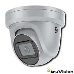 TruVision 4MP IP Varifocal Turret Camera, 30M IR, IK10, colore grigio