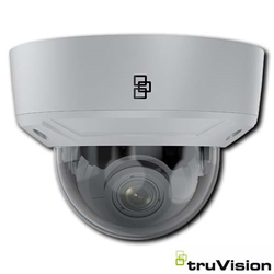 TruVision 8MP/4K, IP Varifocal Dome Camera, 30M IR, IP67, IK10, colore grigio