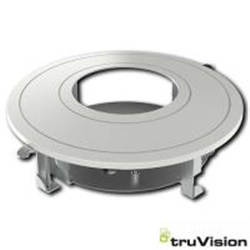 TruVision flush mount for S6 and M Series varifocal dome IP cameras