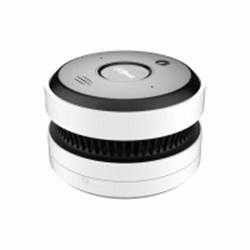 Telecamera IP AI da 5 MP con IR e rilevatore di fumo